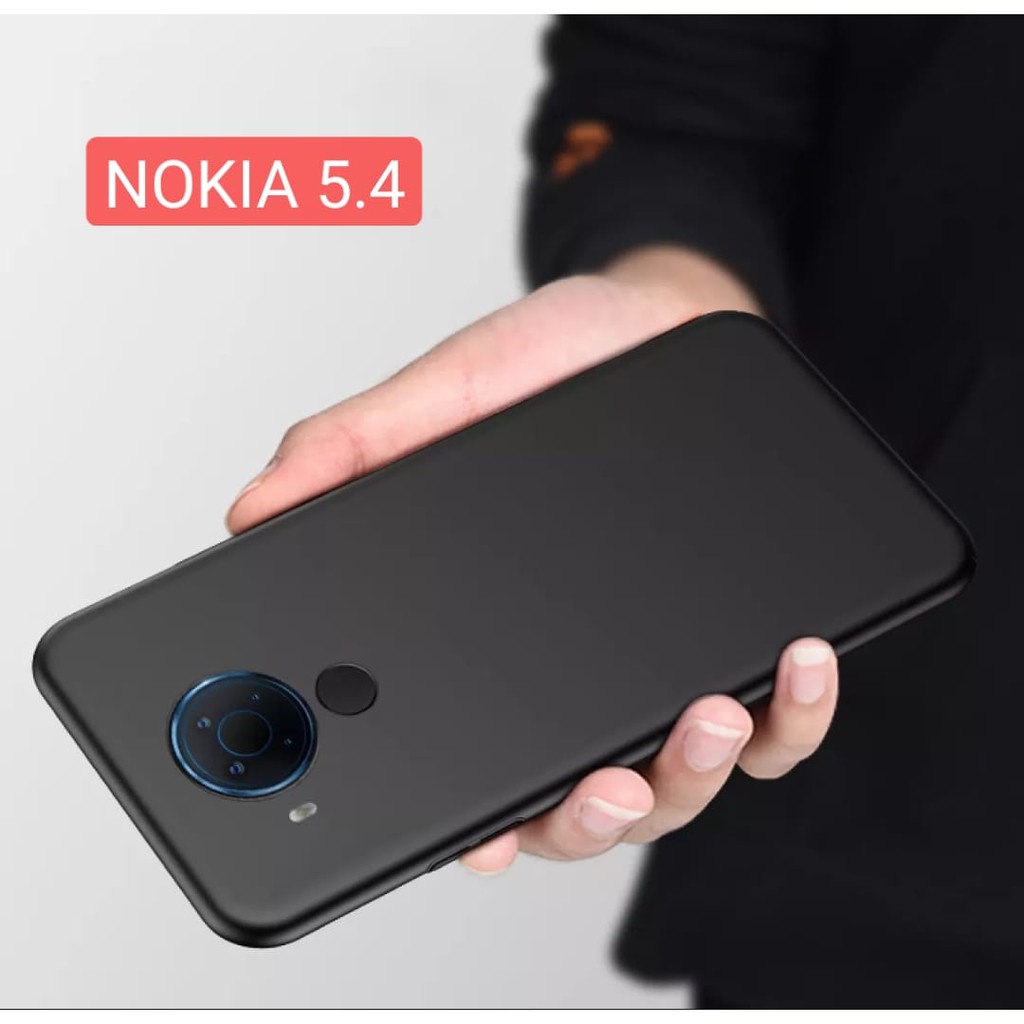 CASE NOKIA 5.4 BLACK CASING COVER SILIKON SOFT CASE HANDPHONE