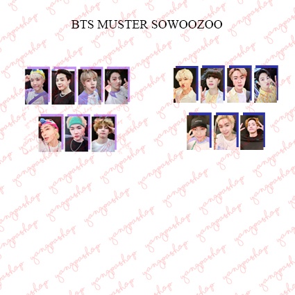 [READY / SET] MUSTER SOWOOZOO BTSN PHOTOCARD FAN MADE UNOFFICIAL YANGPASHOP JUNGKOOK V TAEHYUNG JIMI