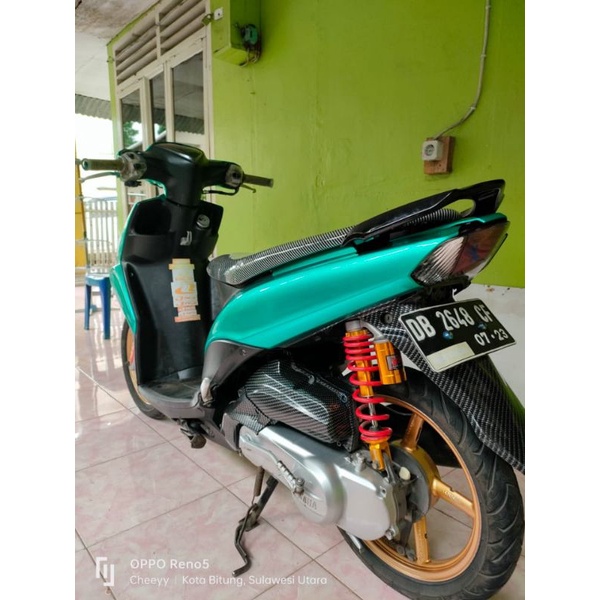 Stiker Skotlet hijau metalik candy