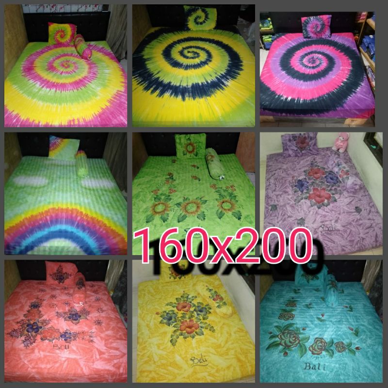 sprei bali ukuran 160x200