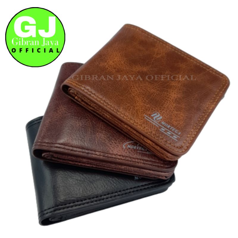 Dompet Pria Kulit Sintetis 10 SLOT Kartu Model Lipat