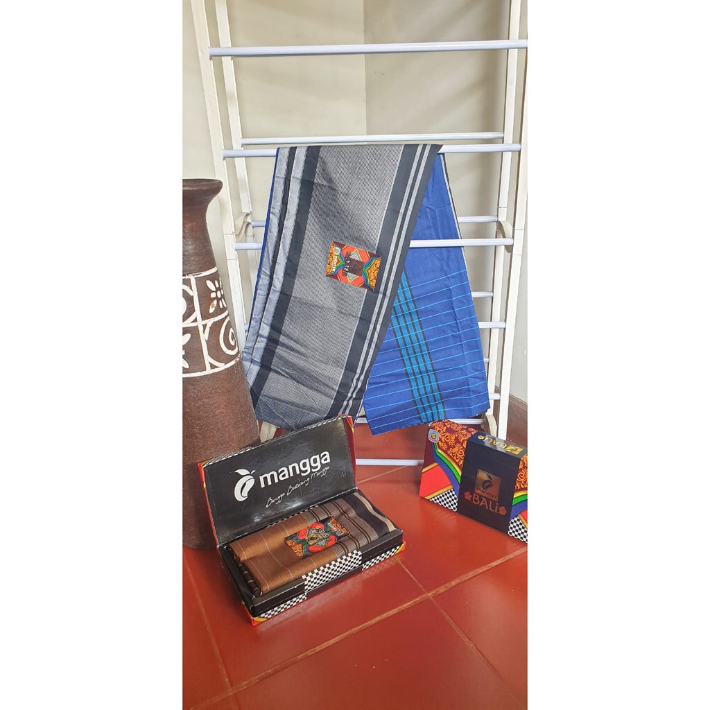 Sarung Mangga Bali Warna Biru