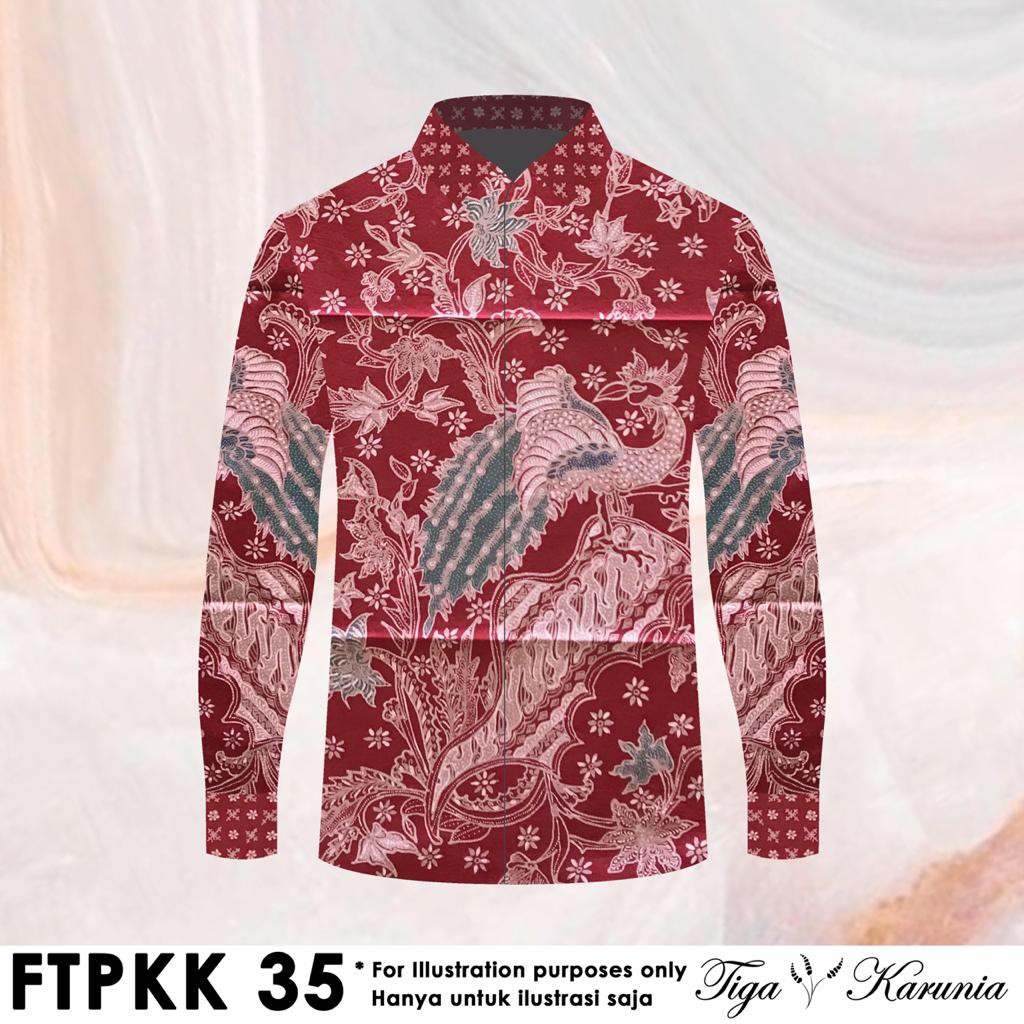 Kain Batik Full Tulis Solo 100% Original POLA Bahan Katun Primis Super FTPKK35