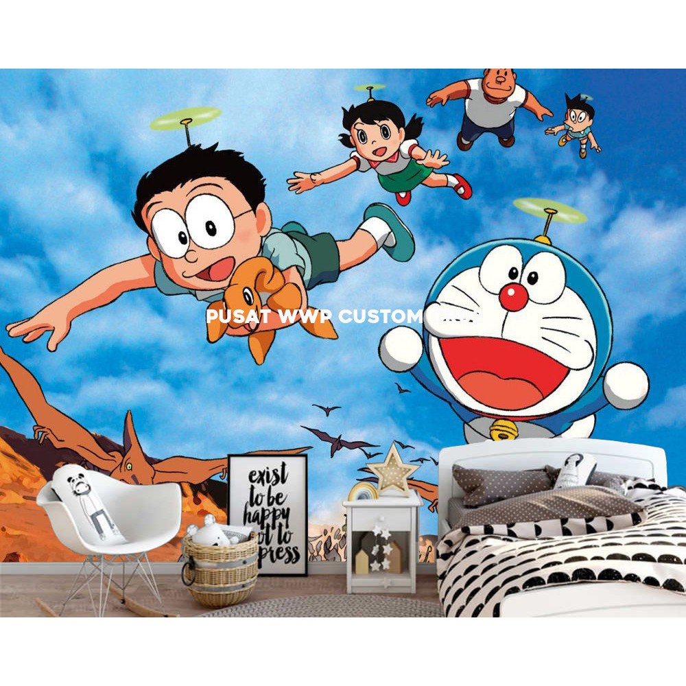 WALLPAPER DINDING DORAEMON SERIES 2, WALLPAPER CUSTOM DORAEMON 3D, WALLPAPER ANAK-ANAK 5.0