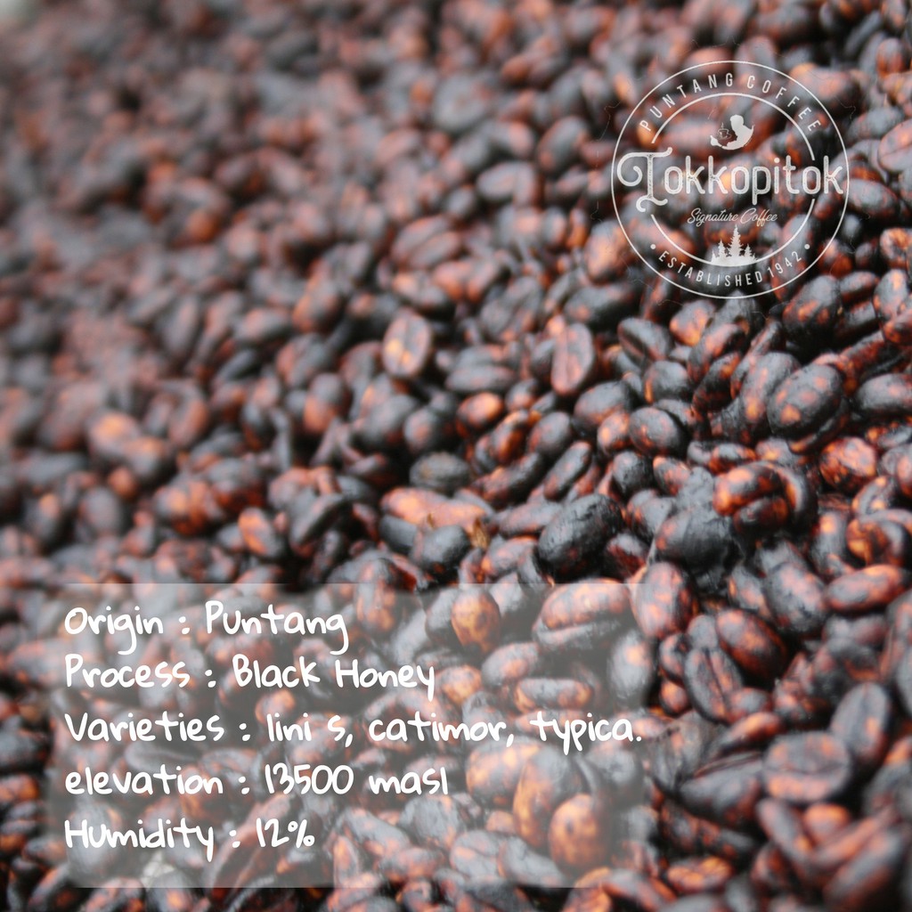 

Biji Kopi / Green beans Puntang Arabika Black Honey