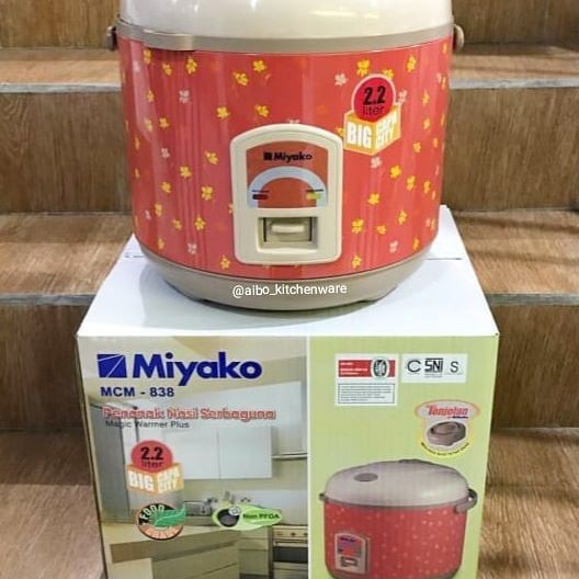 TERMURAH!!  Miyako Magic Com Rice Cooker 2.2L 3In1 - Mcm 838 Miyako MCM-838 Orange