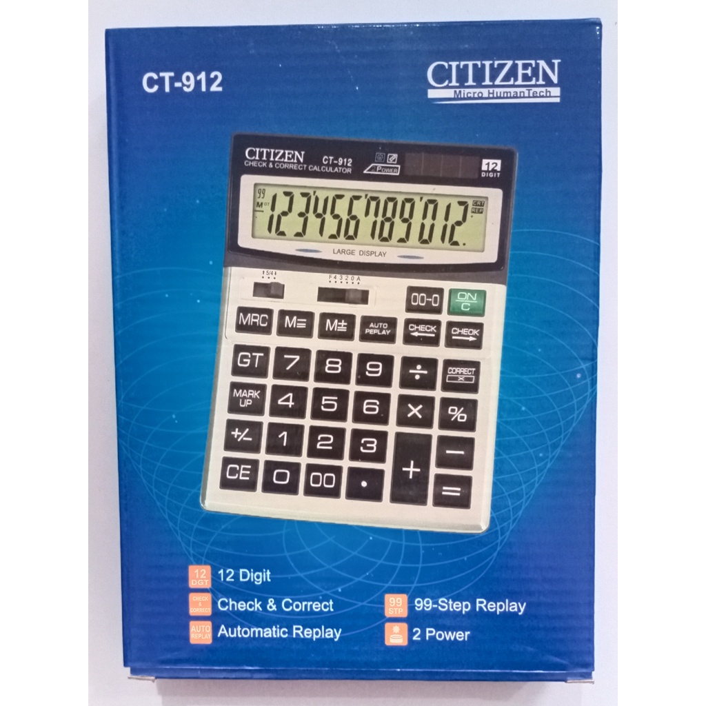 

Calculator Citizen CT-912