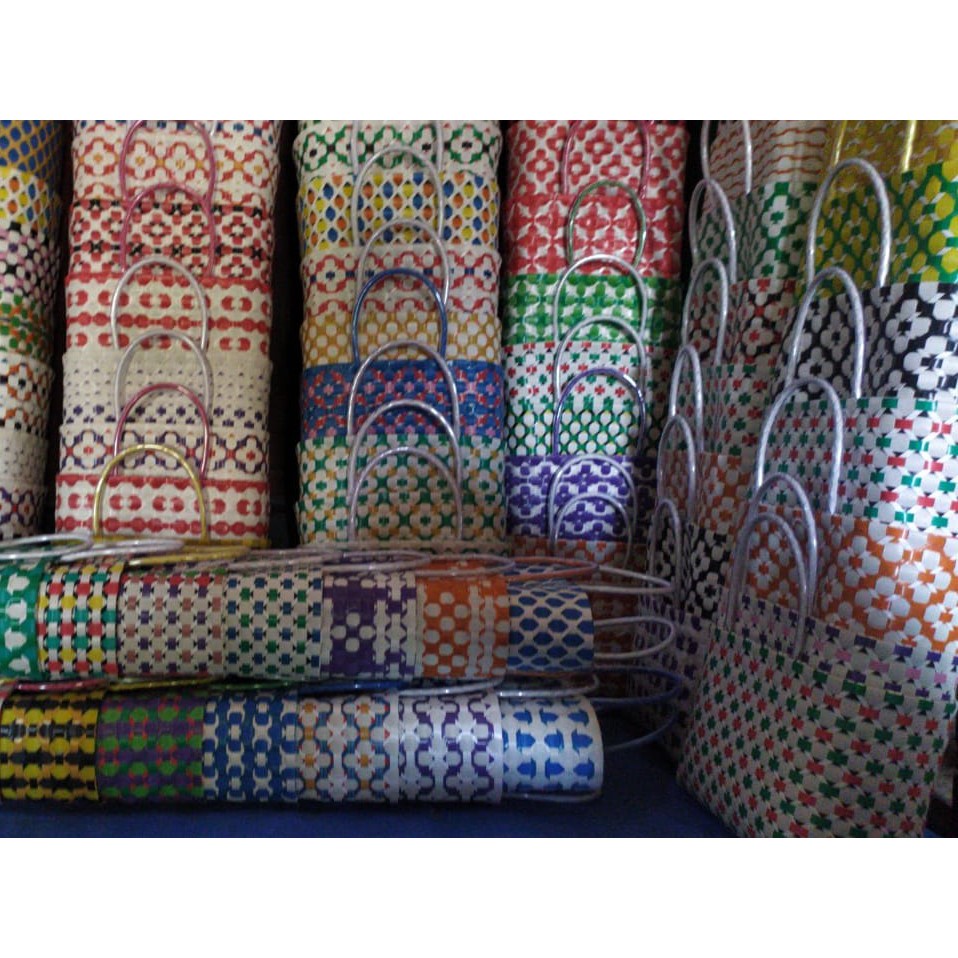 Tas Belanja Cantik dan Kuat Tas Anyaman Variasi Terbaru (L)