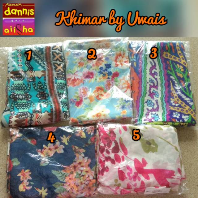 Hijab / KHIMAR MOTIF UWAIS