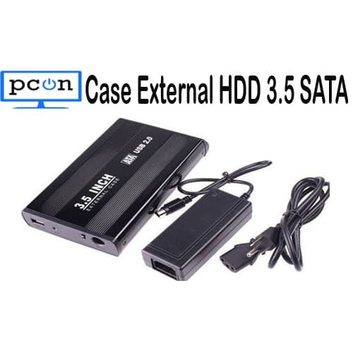 Casing Hardisk PC eksternal Case External 3.5&quot; SATA PC