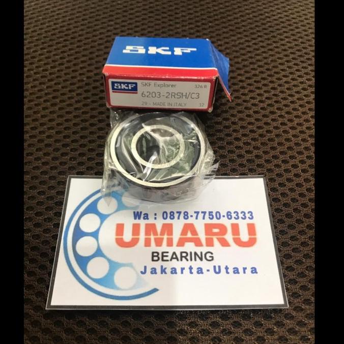 [[COD]] BEARING 6203-2RS C3 MERK SKF ASLI ORIGINAL HEMAT Kode 454
