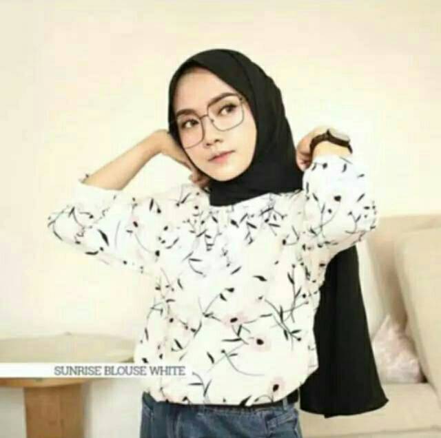 Kemeja sunrise monalisa blouse wanita