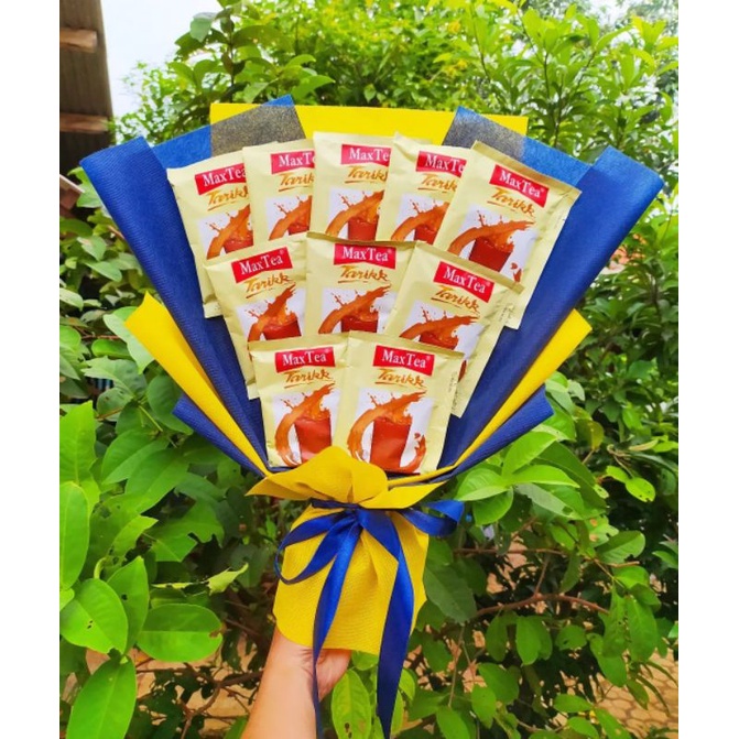 

(S) Buket Teh Tarik Maxtea Cantik Unik Keren/paket/bingkisan Snack Ulang Tahun/Ultah/ Wisuda/Kado/Hadiah