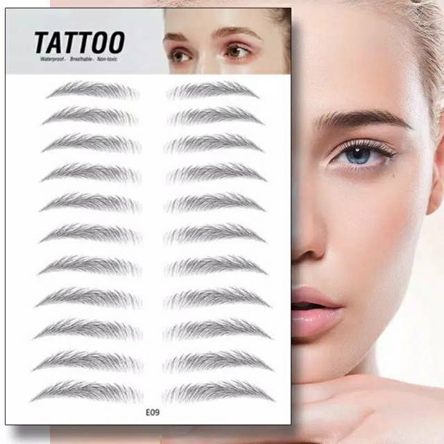 Microblading Eyebrow Sticker / Eyebrow Tattoo Sticker / Stiker Tato Alis