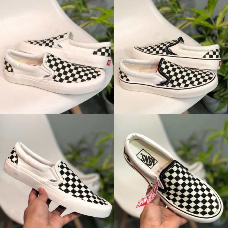 SEPATU VANS SLIP ON CHECKERBOARD OG DAN KLASIK PRIA WANITA