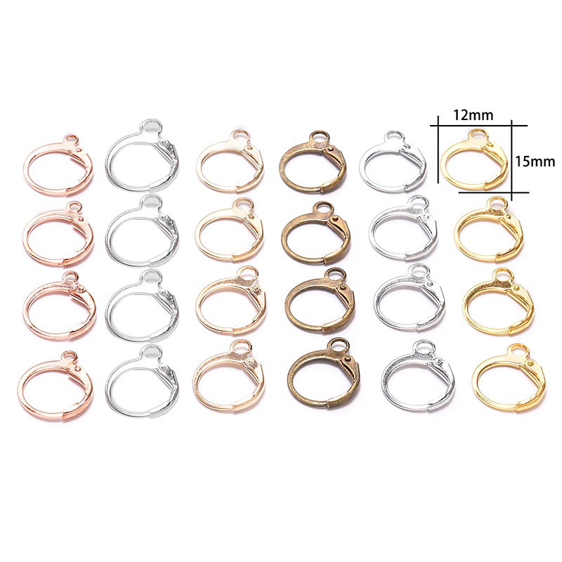 Hbid Glory 20pcs / Set Anting Hoops / Bulat / Hoops / Bulat Untuk Membuat Perhiasan DIY