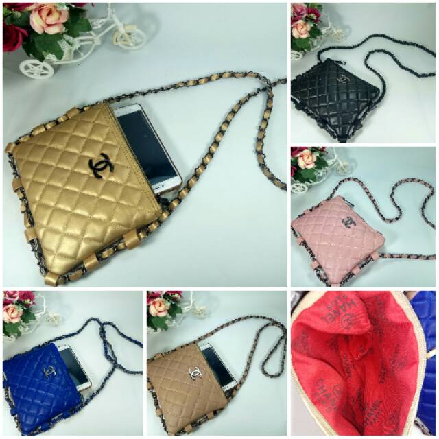 Chanel hp/tas import/sling bag/tas fashion/tas wanita/tas mini/tas import/tas pesta/tas slempang