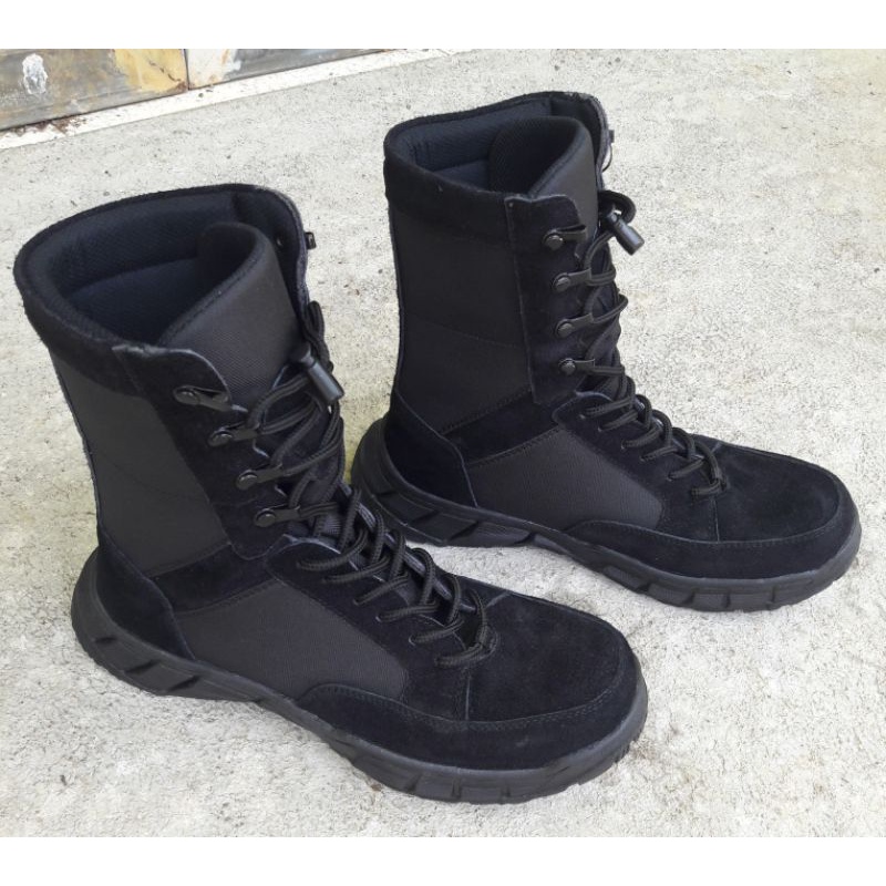 SEPATU PDL OAKLEY TALI BIASA NON RESLETING SEPATU PDL TNI POLRI KULIT