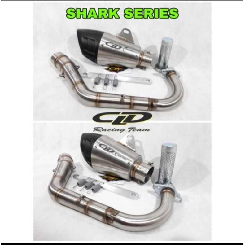 KNALPOT ONLY CLD RACING MIO/MIO J/MIO M3 TYPE SHARK SERIES ORIGINAL