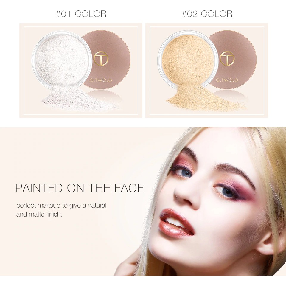 (READY &amp; ORI) O.Two.O otwoo Shimmer Loose Powder Makeup 9127 / Bedak Tabur