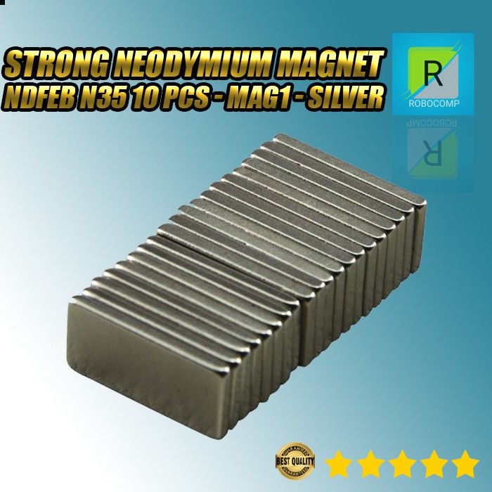 Strong Neodymium Magnet NdFeB N35 10 PCS