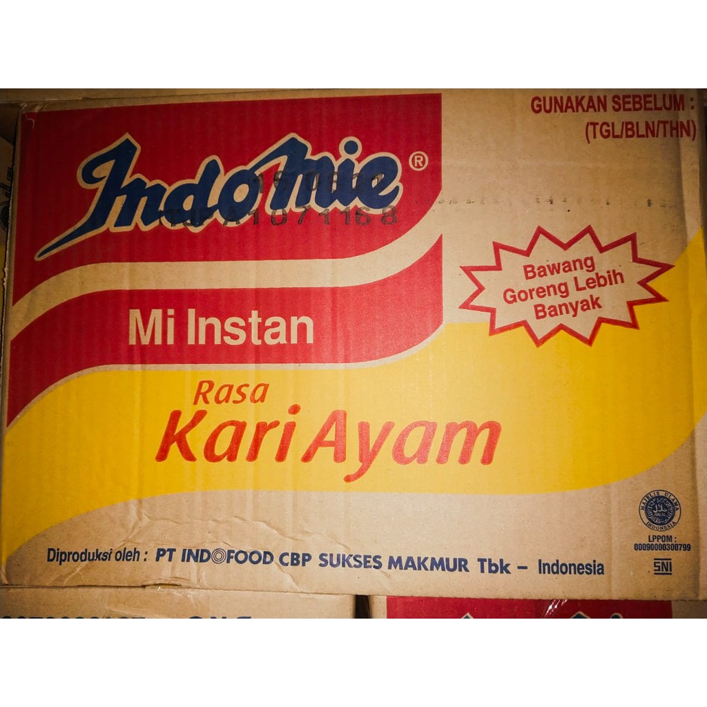 

indomie kari ayam 1 dus