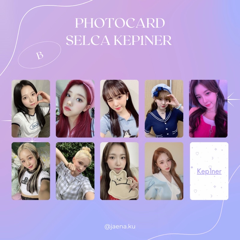 [KEP1ER] PHOTOCARD KEP1ER SELCA #1 ‼️ BACA DESKRIPSI ‼️