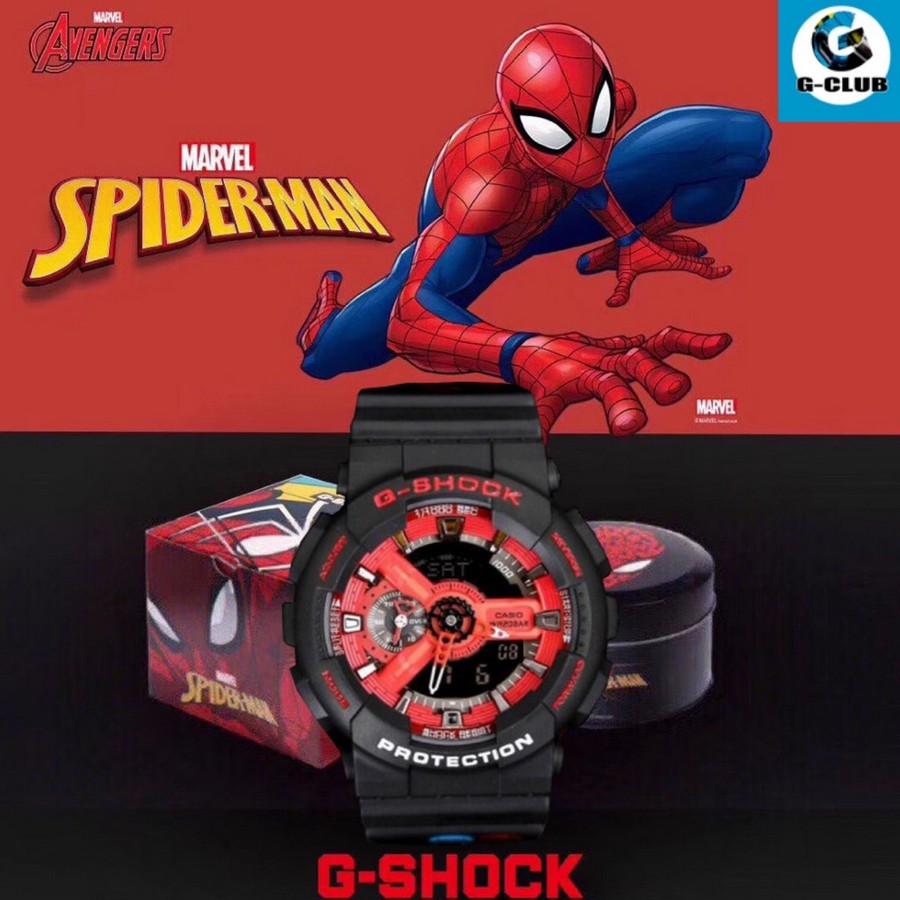 Anime Series Watch G-SHOCK × One Piece + Dragon Ball + Marvels + Spiderman + Gundam + Unicorn + ZAKU