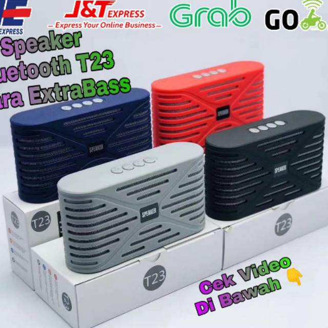 Speaker Bluetooth Portable T23 Super Bass