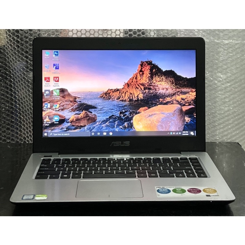 Laptop Asus A456U Core i5-7200U SSD VGA NVIDIA 2GB-64bit Layar 14inch Second