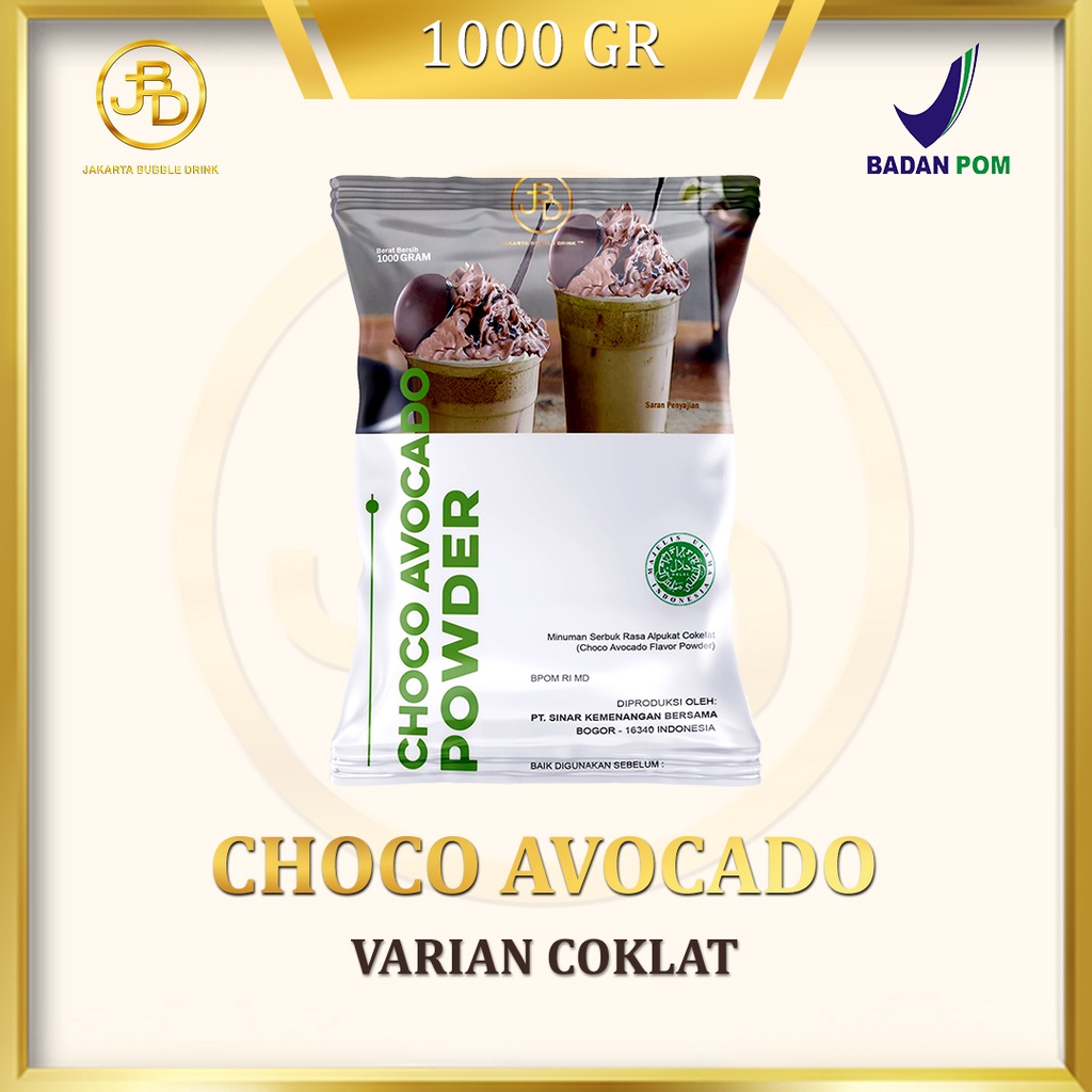 Bubuk Minuman Premium CHOCO AVOCADO -Jakarta Bubble Drink | BPOM&amp;HALAL