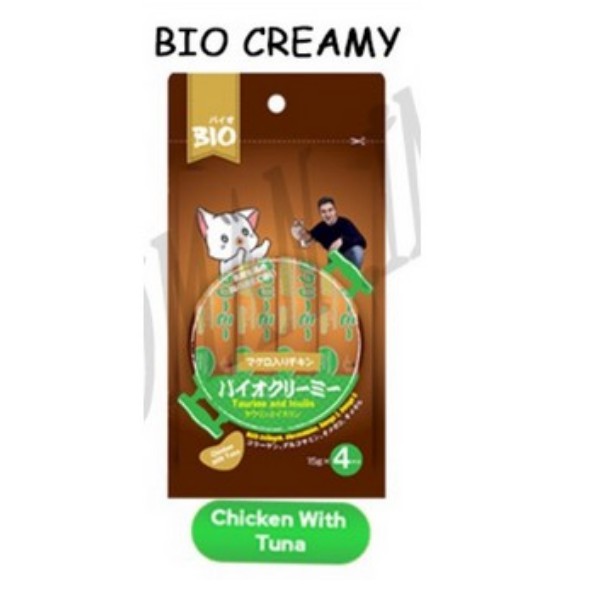 SNACK KUCING BERVITAMIN BIO CREAMY TREATS/SETARA MEO CREAMY