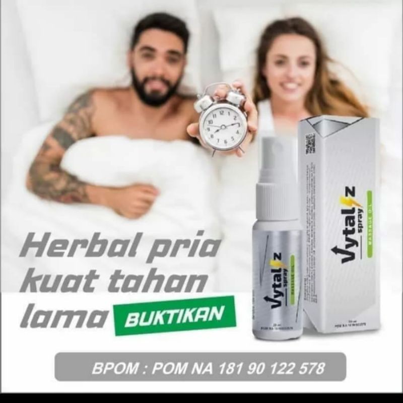 Obat Kuat Vytaliz Spray Herbal Aman BPOM Kuat Tahan Lama
