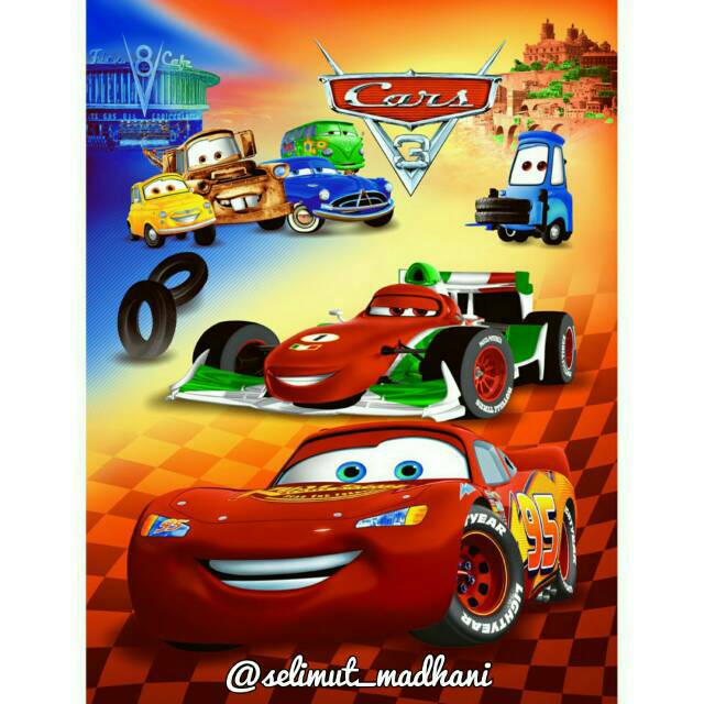 SELIMUT BULU ANAK "CARS" ROSANA VITO KIDS
