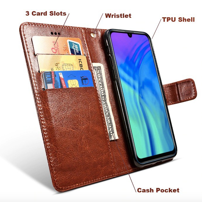 Casing Redmi Note 10 pro Flip Cover Wallet Leather Case