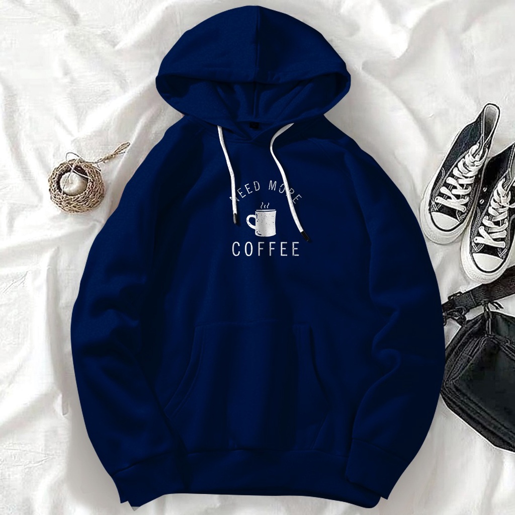 HOODIE UNISEX NEED MORE A CUP OF COFFEE / HOODIE UNISEX