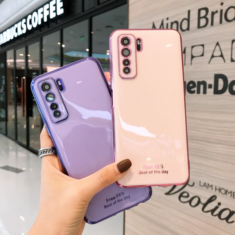6D Glossy Plating case oppo a1k a15 a39 a3s c1 a54 a83 a9 a5 2020 f1s a59 f9 a5s a7 a37 a53 a71 a12 f5 f7 f11 pro reno 4 A31 2020 A76 A96 4G A92 A52 4F 5F 6 4G A16K A16E A16 A55 5G