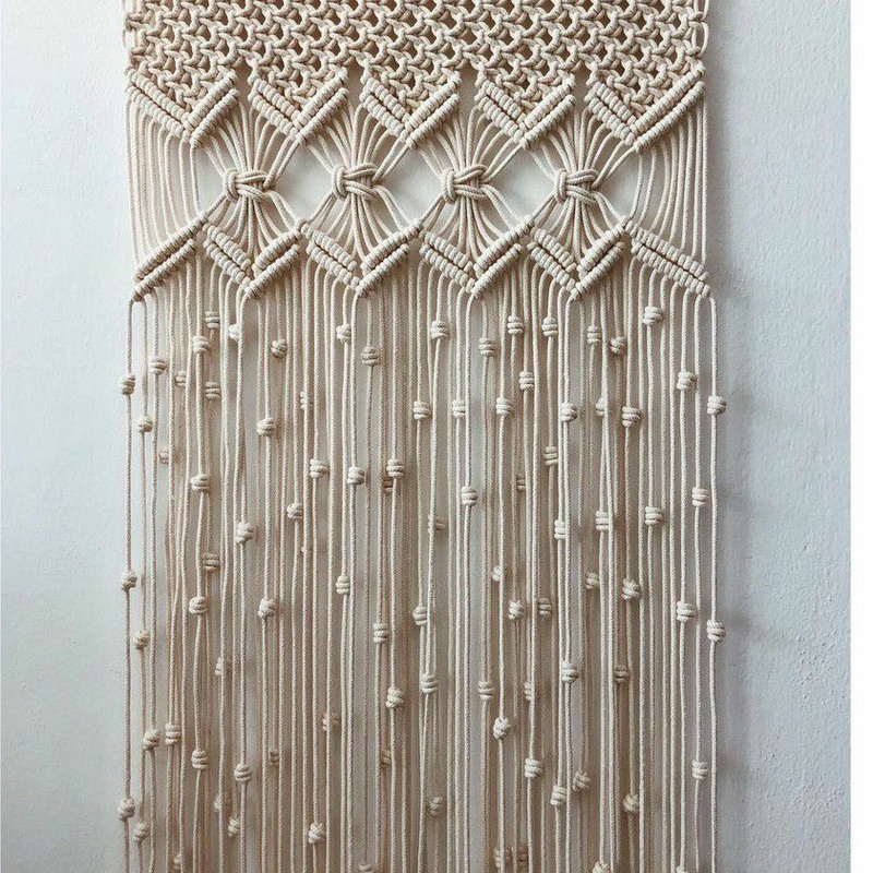 Tirai macrame / macrame curtain / gorden / Tirai pintu / Tirai jendela / Home decor / vintage