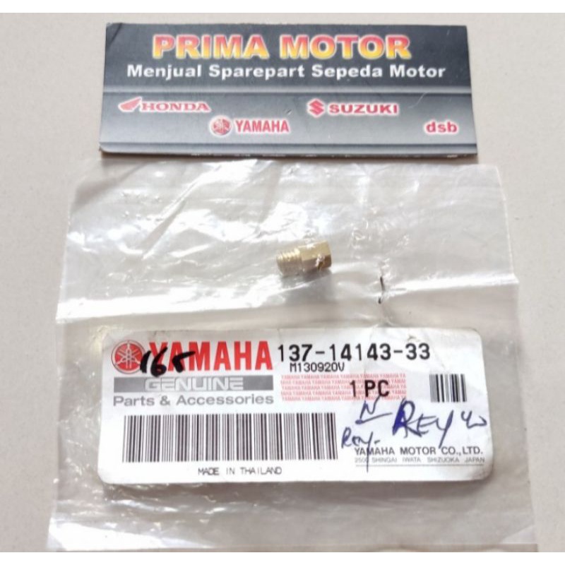 SPUYER MINYAK MAIN JET RX KING UKURAN 165 ORI YAMAHA YGP