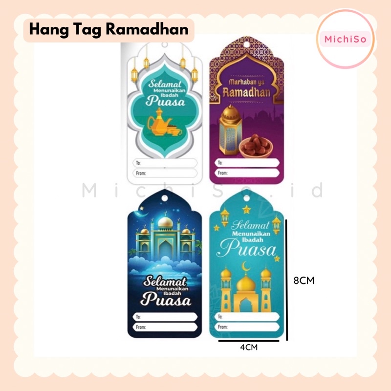 Jual hangtag ramadhan | kartu ucapan buka puasa | kartu ramadhan