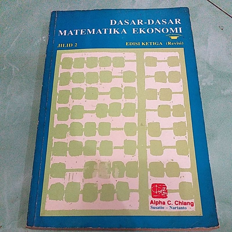 Dasar Dasar Matematika Ekonomi jilid 2