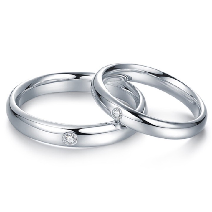 Gratis Ukir Tulis Nama Garansi Silver Asli Bisa Pesan Model Cincin Couple Perak Kawin Tunangan Id20