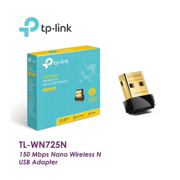 TP-Link Wireless USB Wifi TPlink TL-WN725N - 150Mbps Nano Receiver