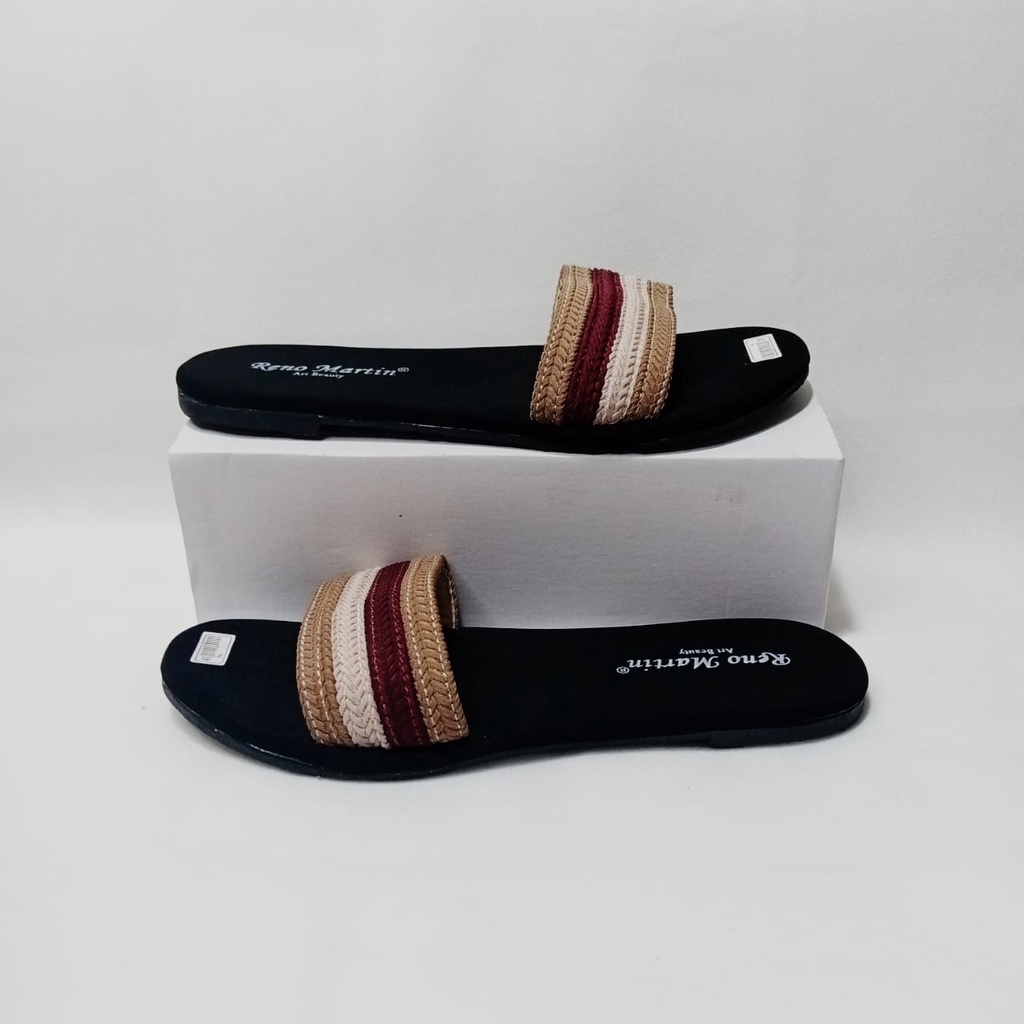 Sandal Wanita Murah Teplek Wanita Terabru Sendal Selop Warna Random