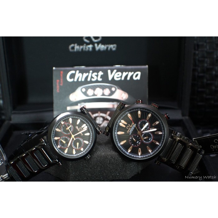 Jam Tangan Couple Christ Verra Original CV0979L