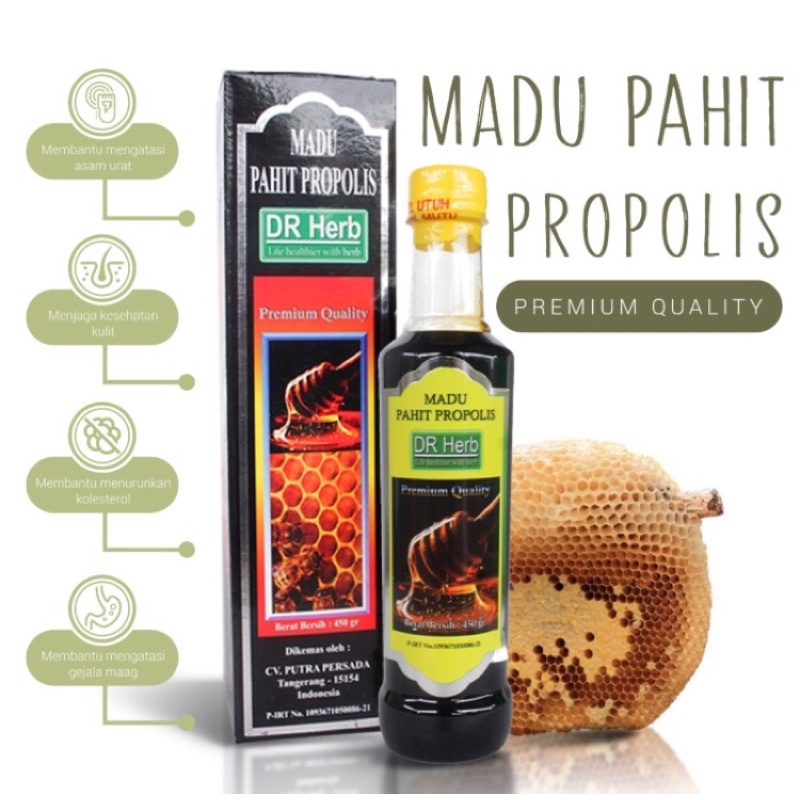 Madu Pahit Hitam Propolis