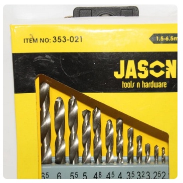 Mata bor besi set 13 pcs (1.5-65 mm) Jason (353-021)