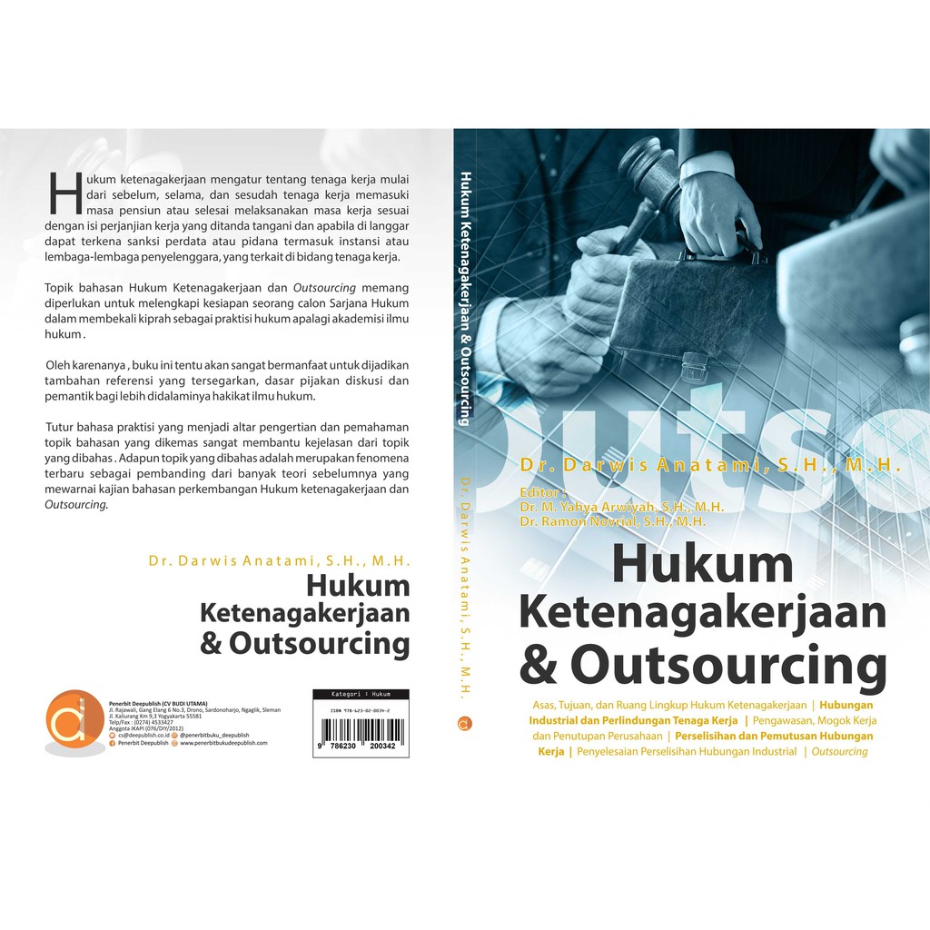 Deepublish - Buku Hukum Ketenagakerjaan dan Outsourcing