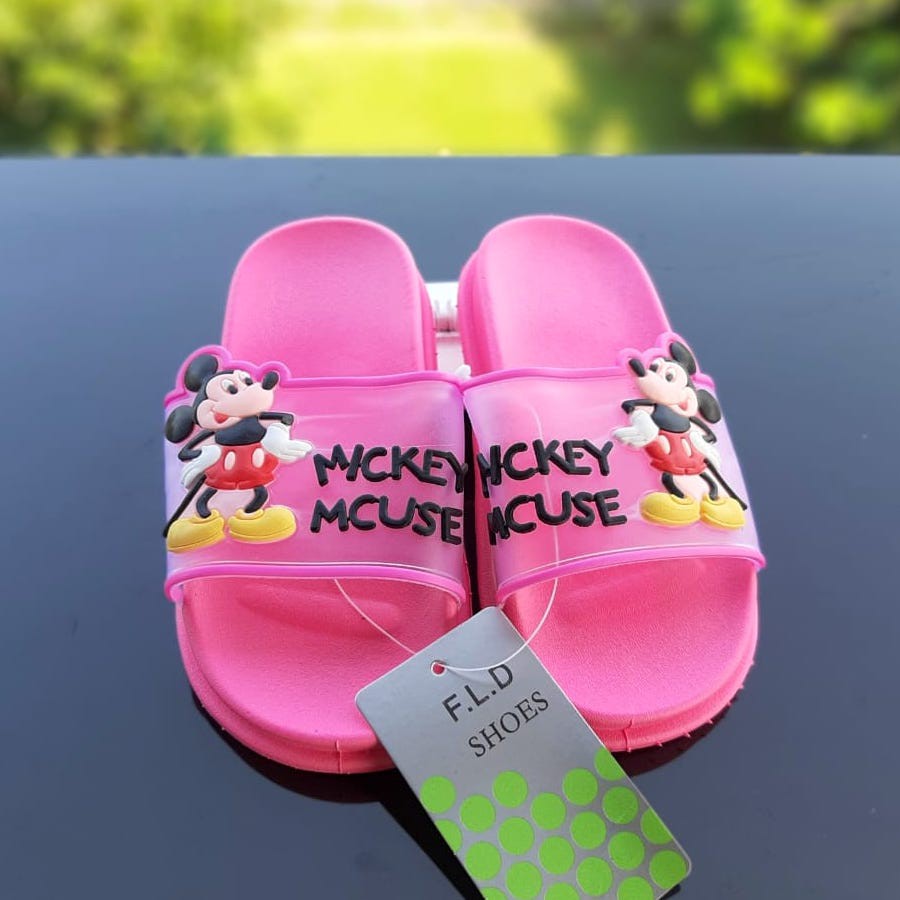 XNY8839-2 Sandal Anak Perempuan Import Umur 4 5 6 tahun - FLD Karakter Mickey Mouse