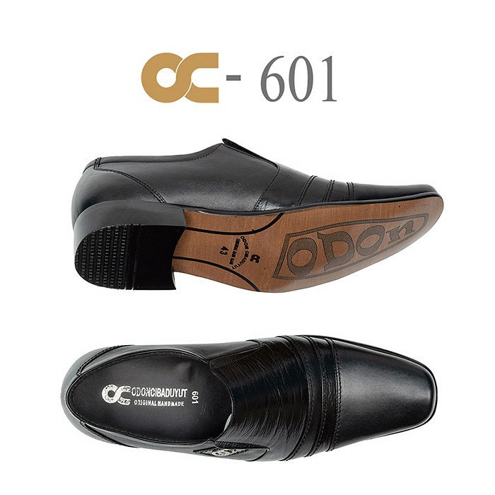 SEPATU PANTOFEL KULIT EXCLUSIVE OC-601/ MODEL SLIP-ON / KASUAL KULIT ORIGINAL ODON CIBADUYUT